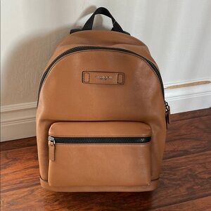 Michael Kors Brown Leather Backpack